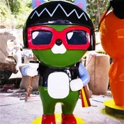 Explosionsgeschützte Fiberglas-Skulptur